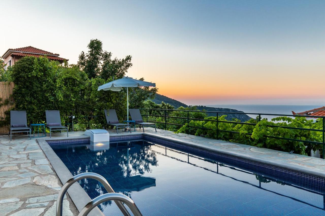 Villa Margini, Aegean Views , Pool Villa, Skopelos Exterior foto
