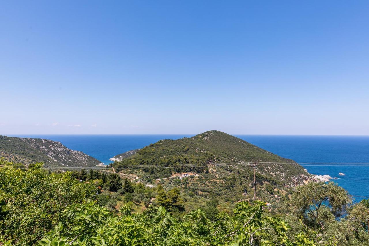 Villa Margini, Aegean Views , Pool Villa, Skopelos Exterior foto