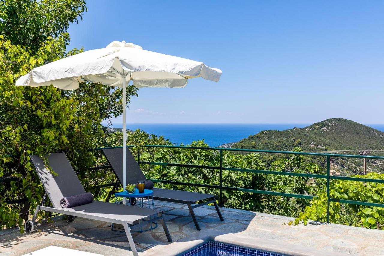 Villa Margini, Aegean Views , Pool Villa, Skopelos Exterior foto
