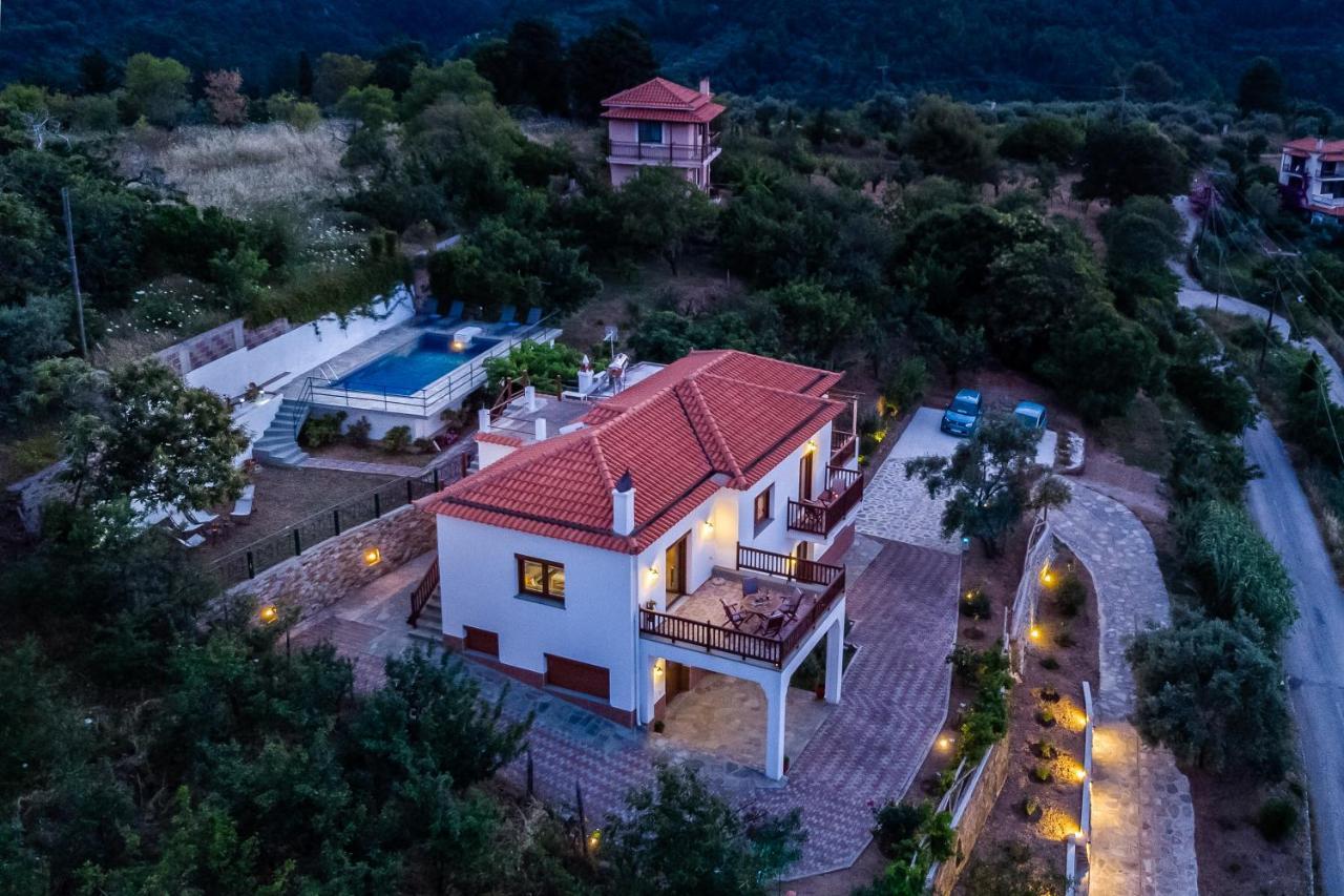 Villa Margini, Aegean Views , Pool Villa, Skopelos Exterior foto