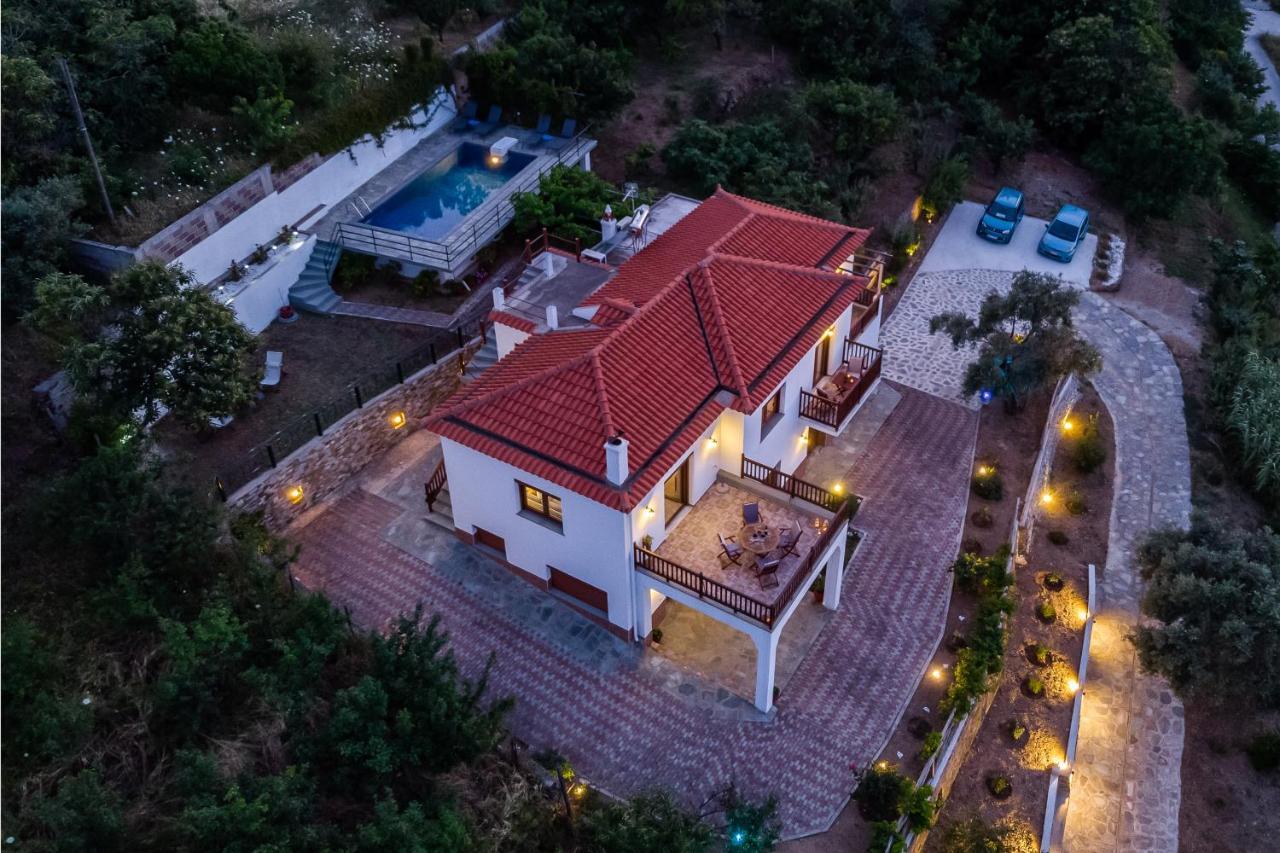 Villa Margini, Aegean Views , Pool Villa, Skopelos Exterior foto